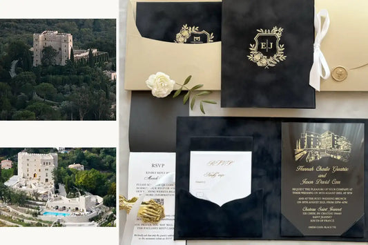 A Château on the Côte d'Azur, Pressed in Gold