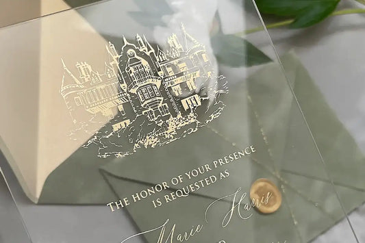 A Welsh Château, Pressed in Gold